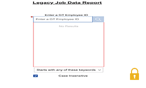 Legacy Job Data Report
