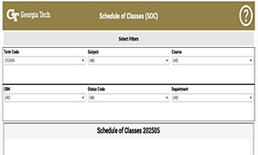 Schedule of Classes (SOC)