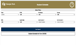 Student Schedule